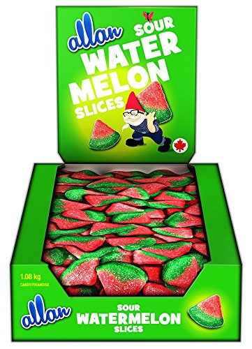 ALLAN Gummy Candy, Sour Watermelon, 1080 Gram Bulk